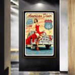 vintage garage poster