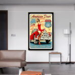 vintage garage poster