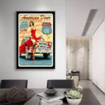 vintage garage poster