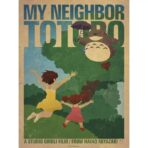 vintage ghibli poster