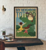 vintage ghibli poster