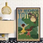 vintage ghibli poster