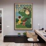 vintage ghibli poster