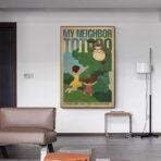 vintage ghibli poster