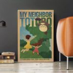 vintage ghibli poster