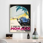 poster grand prix monaco 1933