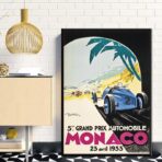 poster grand prix monaco 1933