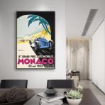 poster grand prix monaco 1933