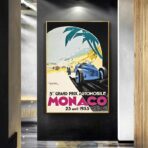 poster grand prix monaco 1933