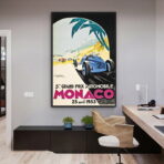poster grand prix monaco 1933