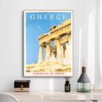 vintage greece poster 1