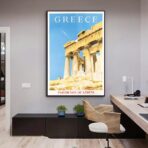 vintage greece poster 1