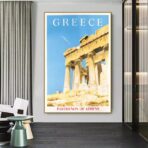 vintage greece poster 1