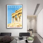 vintage greece poster 1