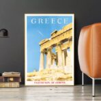 vintage greece poster 1