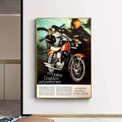 harley davidson vintage poster
