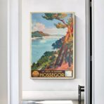 poster hossegor vintage