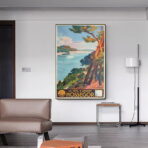 poster hossegor vintage