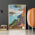 poster hossegor vintage