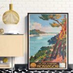 poster hossegor vintage