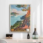 poster hossegor vintage
