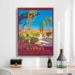 poster hyeres vintage