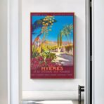 poster hyeres vintage