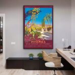 poster hyeres vintage