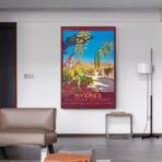 poster hyeres vintage