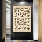 vintage insect poster 1