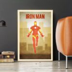 vintage iron man poster