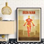 vintage iron man poster