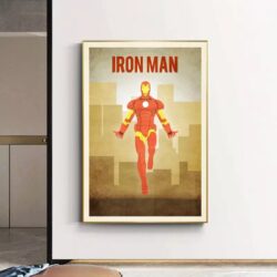 vintage iron man poster