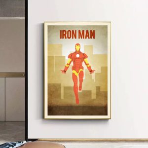 vintage iron man poster