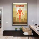 vintage iron man poster