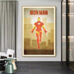 vintage iron man poster