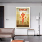 vintage iron man poster