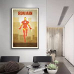 vintage iron man poster