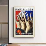 vintage olympic games poster 1