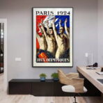 vintage olympic games poster 1