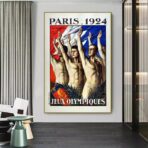vintage olympic games poster 1