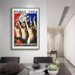 vintage olympic games poster 1