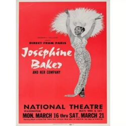 poster josephine baker vintage
