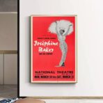 poster josephine baker vintage