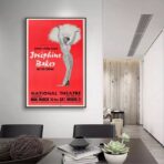 poster josephine baker vintage