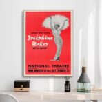 poster josephine baker vintage