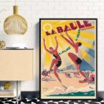poster la baule vintage