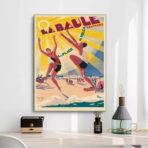poster la baule vintage