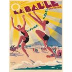 poster la baule vintage