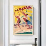 poster la baule vintage